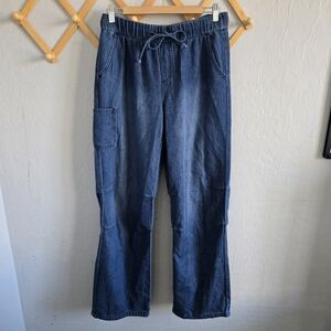 Sincerely Jules Pull-On Wide Leg Denim Pants Size S